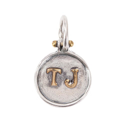 Silver Monogram Initial Engraved Star Charm Necklace SC_25C - Soul Jewelry